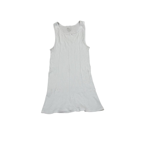 Fruit of the Loom Premium Cotton Mens Round Neck Sleeveless White Tank Top - Picture 2 of 7